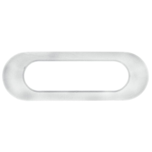 PKT 4 WHITE BEZEL T/S ZEON LED SIDE MARKER LAMPS . 95 x 32 x 16mm 