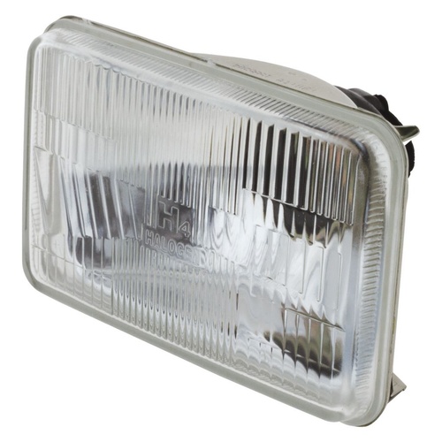 SEMI SEALED BEAM 165 x 100mm H4 HIGH / LOW BEAM 