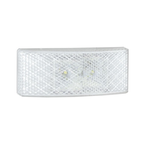 LED MARKER LAMP WHITE 12/24V 3M™ TAPE BASE 400MM LEAD
