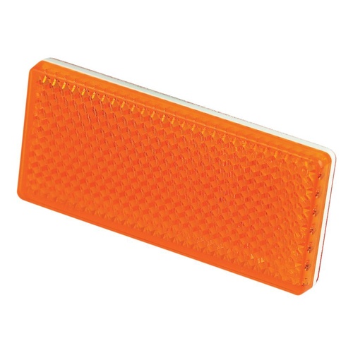 PKT 2 AMBER REFLECTOR 3M™ SELF ADHESVE MOUNTING BASE 70 x 30 x 6mm 