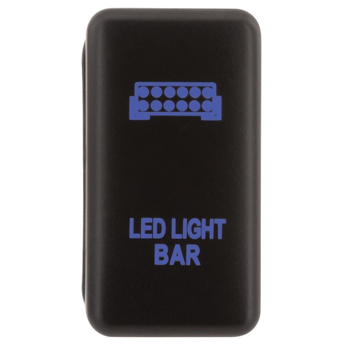 Early Toyota Lightbar Switch - Blue Illum 12V ON/OFF
