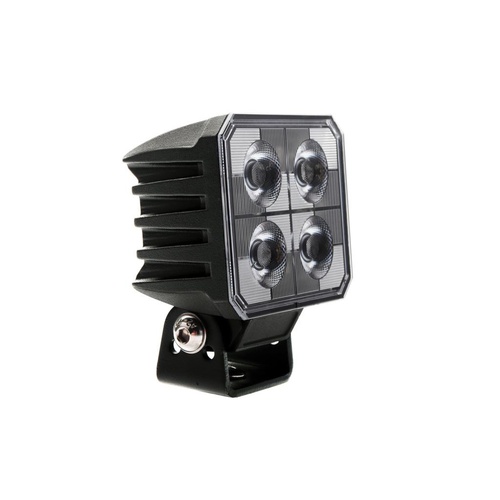 LED Square Flood Beam Worklamp 60 Deg 9 - 36V 4 LED&#39;s 3,800 Lumens