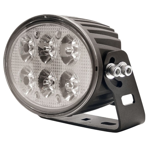 LED Oval Spot Beam Worklamp 10 - 60V 6 LED&#39;s 6,600 Lumens